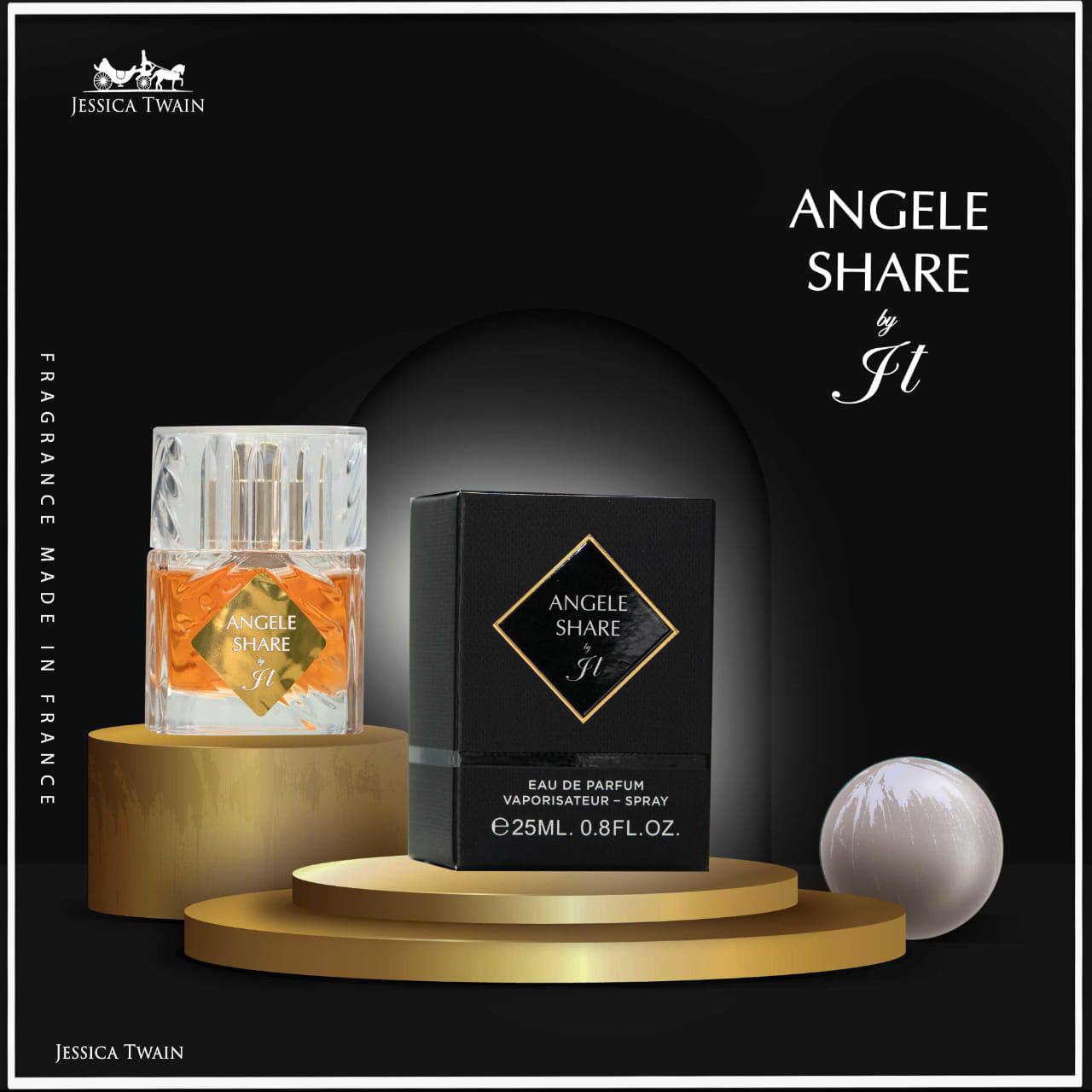 عطر ادوپرفیوم خمره جسیکا تواین حجم ۳۵ میلی لیتر رایحه شیرین